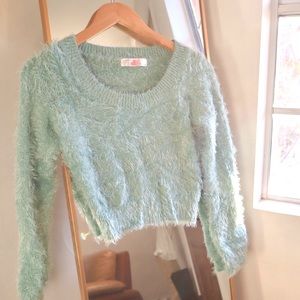 American Apparel. Small. Green sweater.